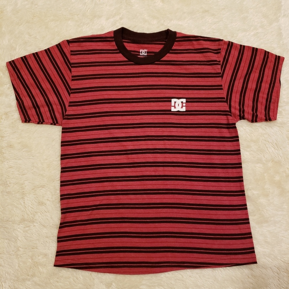 Junior DC Skateboard Tshirt Large Junior Red